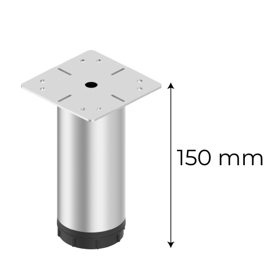 Auro Kapsan Baza Ayağı Metalik Gri