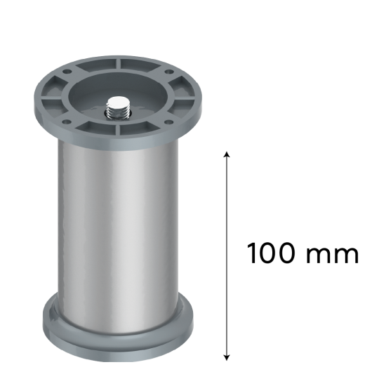 Axio Kapsan Baza Ayağı Mat Krom Toz Boya